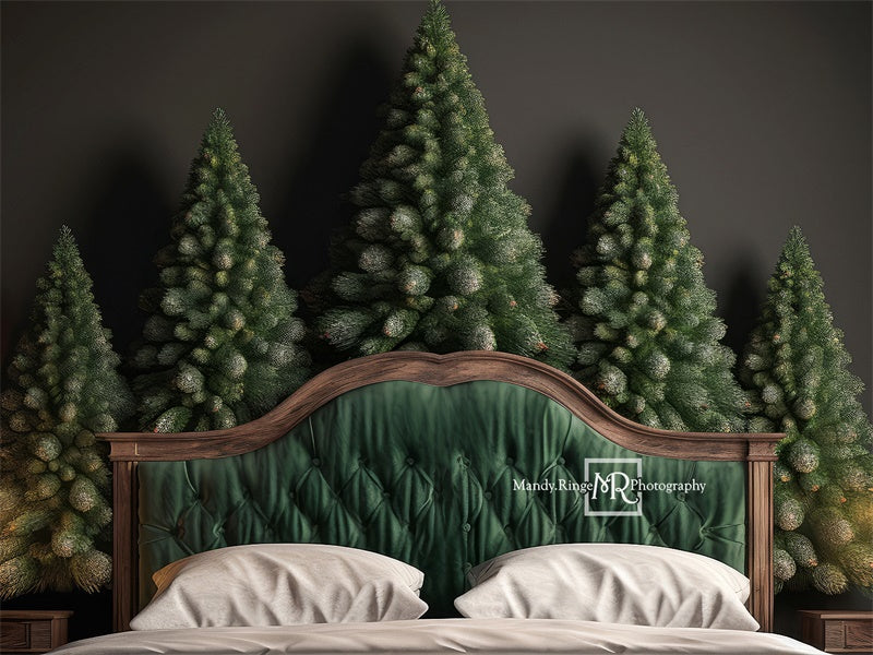 Kate Winter Pine Headboard Backdrop Designed by Mandy Ringe Photography - Kate Backdrop AU