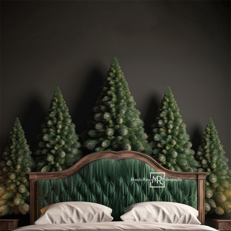 Kate Winter Pine Headboard Backdrop Designed by Mandy Ringe Photography - Kate Backdrop AU