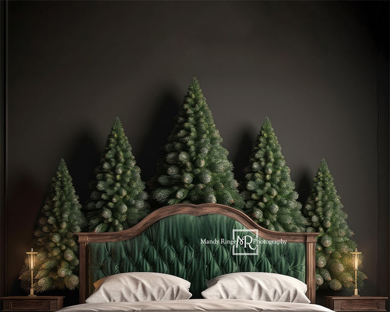 Kate Winter Pine Headboard Backdrop Designed by Mandy Ringe Photography - Kate Backdrop AU
