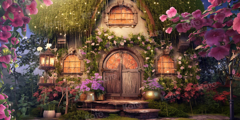 Kate Fairy Garden Flower Backdrop Designed by GQ