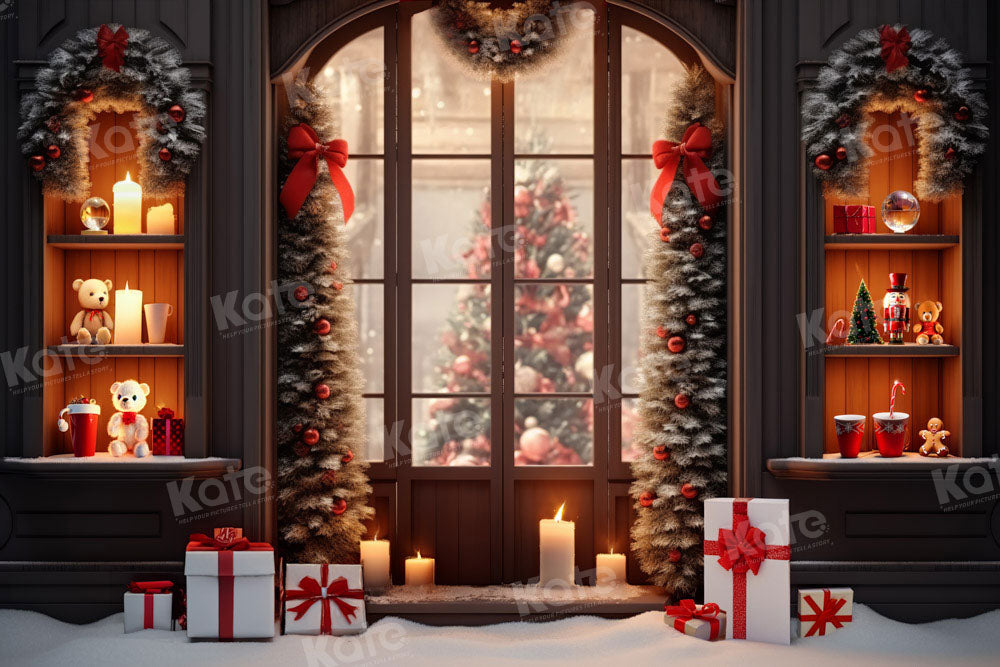 Kate Snow Christmas Gift Backdrop Designed by Emetselch
