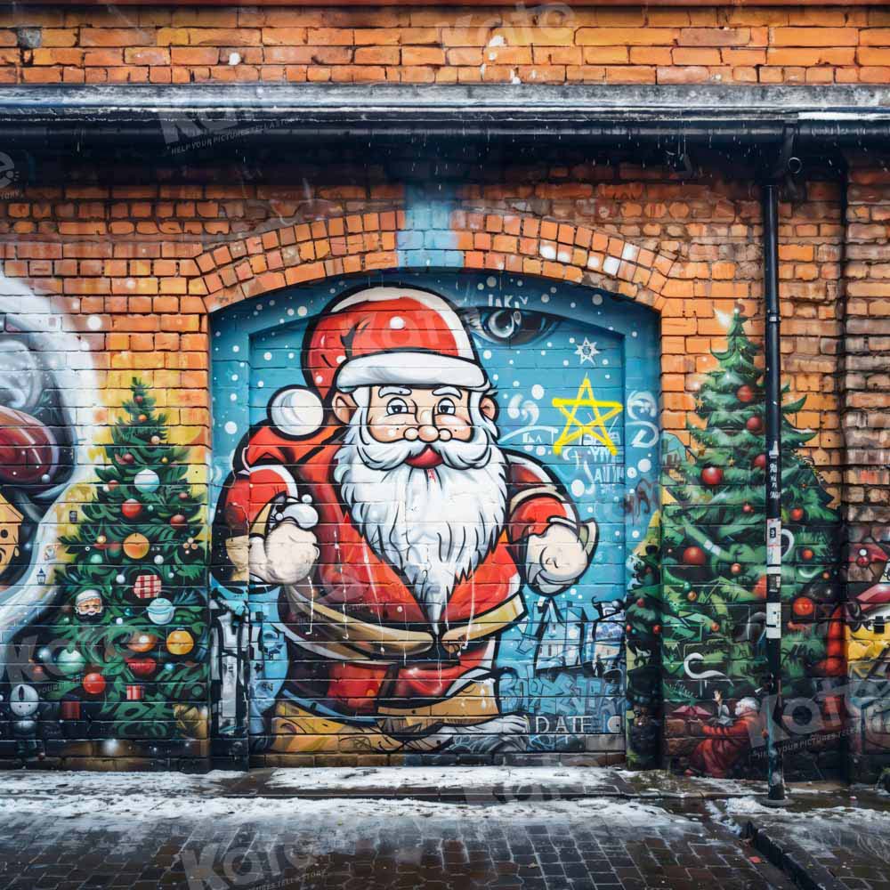 Kate Santa Brick Wall Backdrop Designed by Emetselch - Kate Backdrop AU