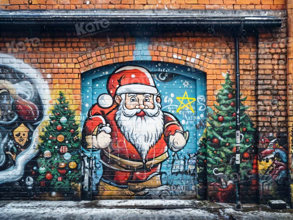 Kate Santa Brick Wall Backdrop Designed by Emetselch - Kate Backdrop AU