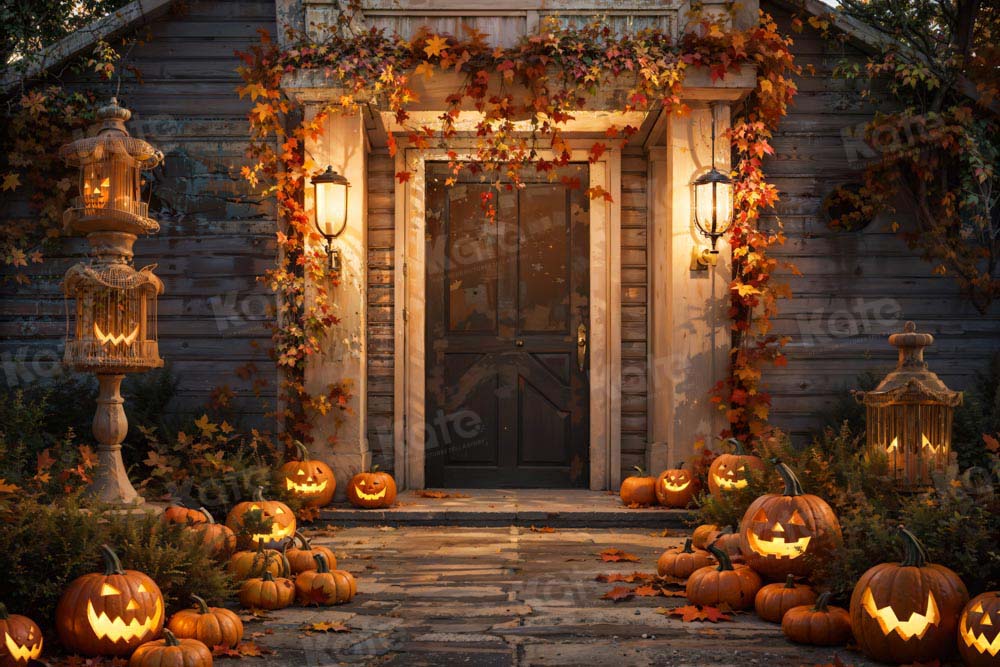 Kate Halloween Pumpkin Vibe Backdrop Designed by Chain Photography - Kate Backdrop AU