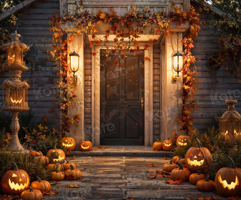 Kate Halloween Pumpkin Vibe Backdrop Designed by Chain Photography - Kate Backdrop AU