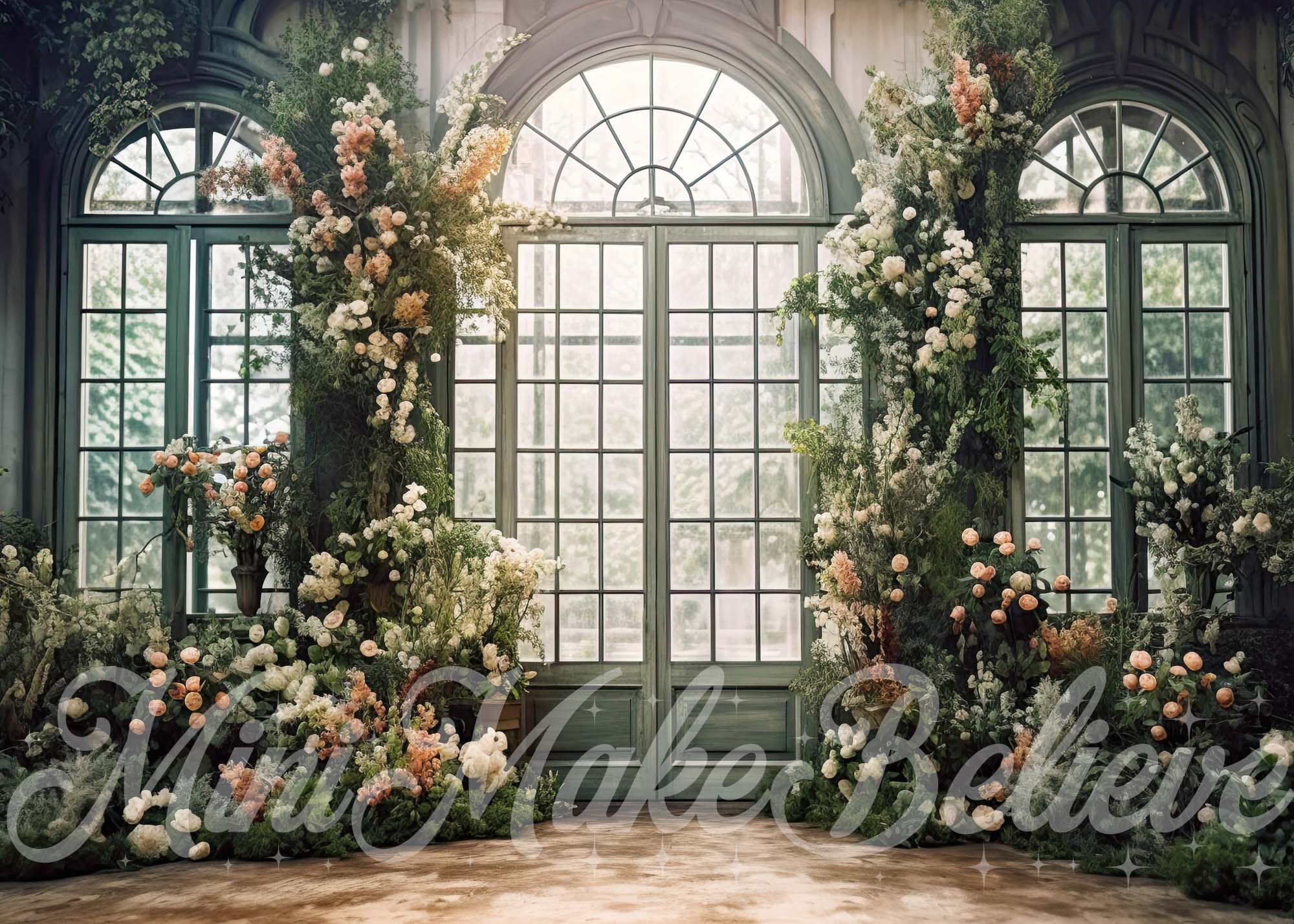 Kate Valentine Spring Backdrop Romantic Floral In Arbitrarium Designed by Mini MakeBelieve - Kate Backdrop AU
