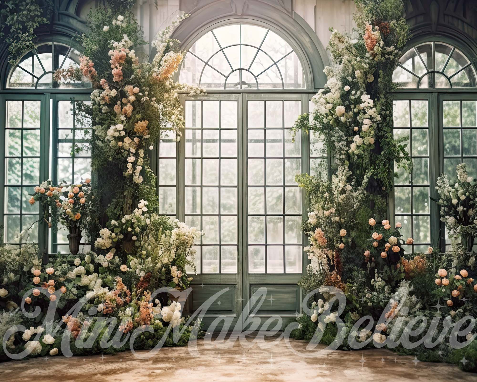 Kate Valentine Spring Backdrop Romantic Floral In Arbitrarium Designed by Mini MakeBelieve - Kate Backdrop AU