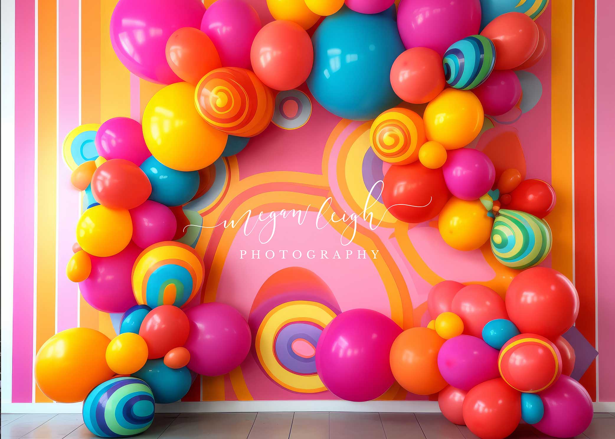Kate Groovy Wall Backdrop Designed by Megan Leigh Photography