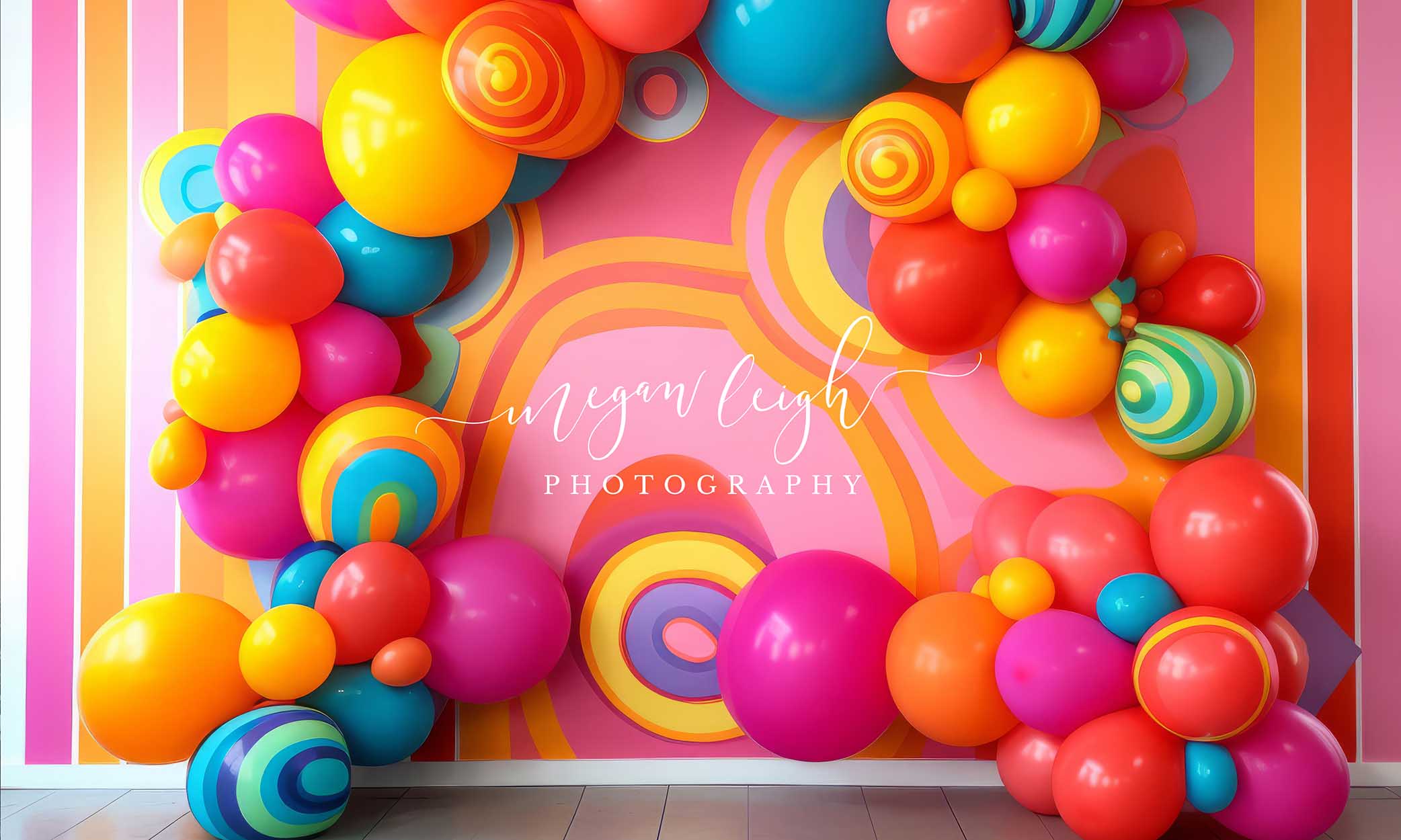 Kate Groovy Wall Backdrop Designed by Megan Leigh Photography