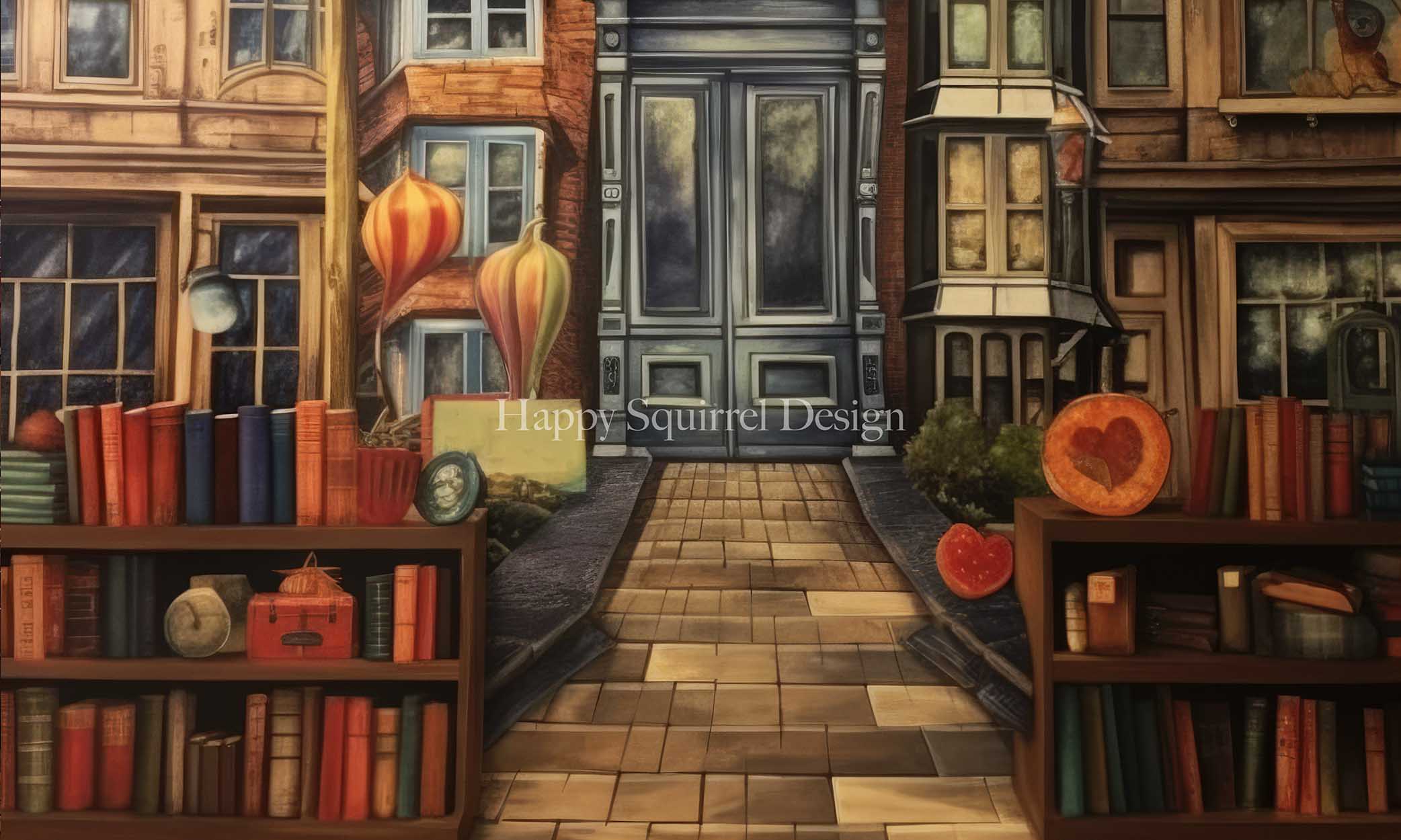Kate Time for School Backdrop Designed by Happy Squirrel Design - Kate Backdrop AU