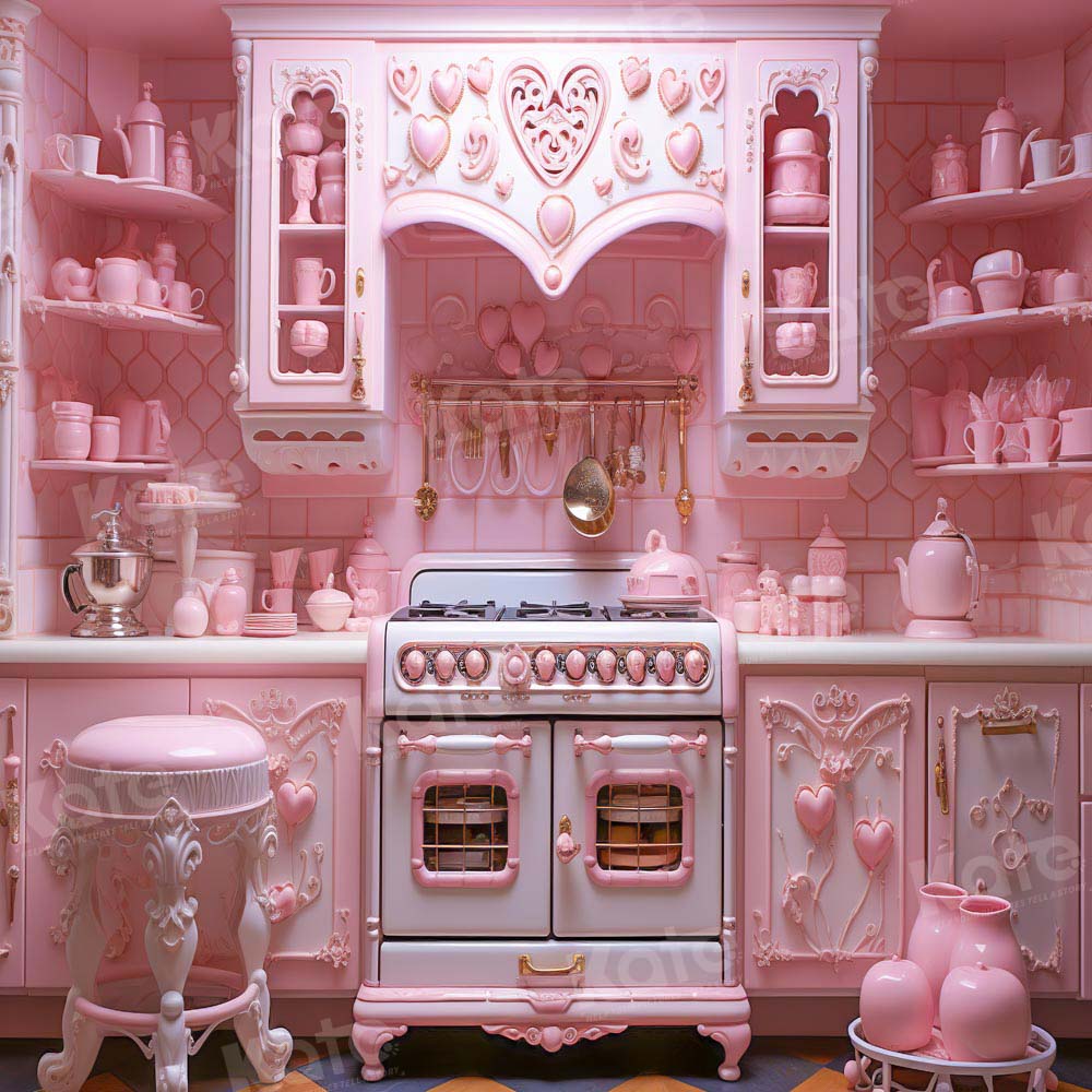 Kate Doll's Princess Kitchen Backdrop Designed by Emetselch