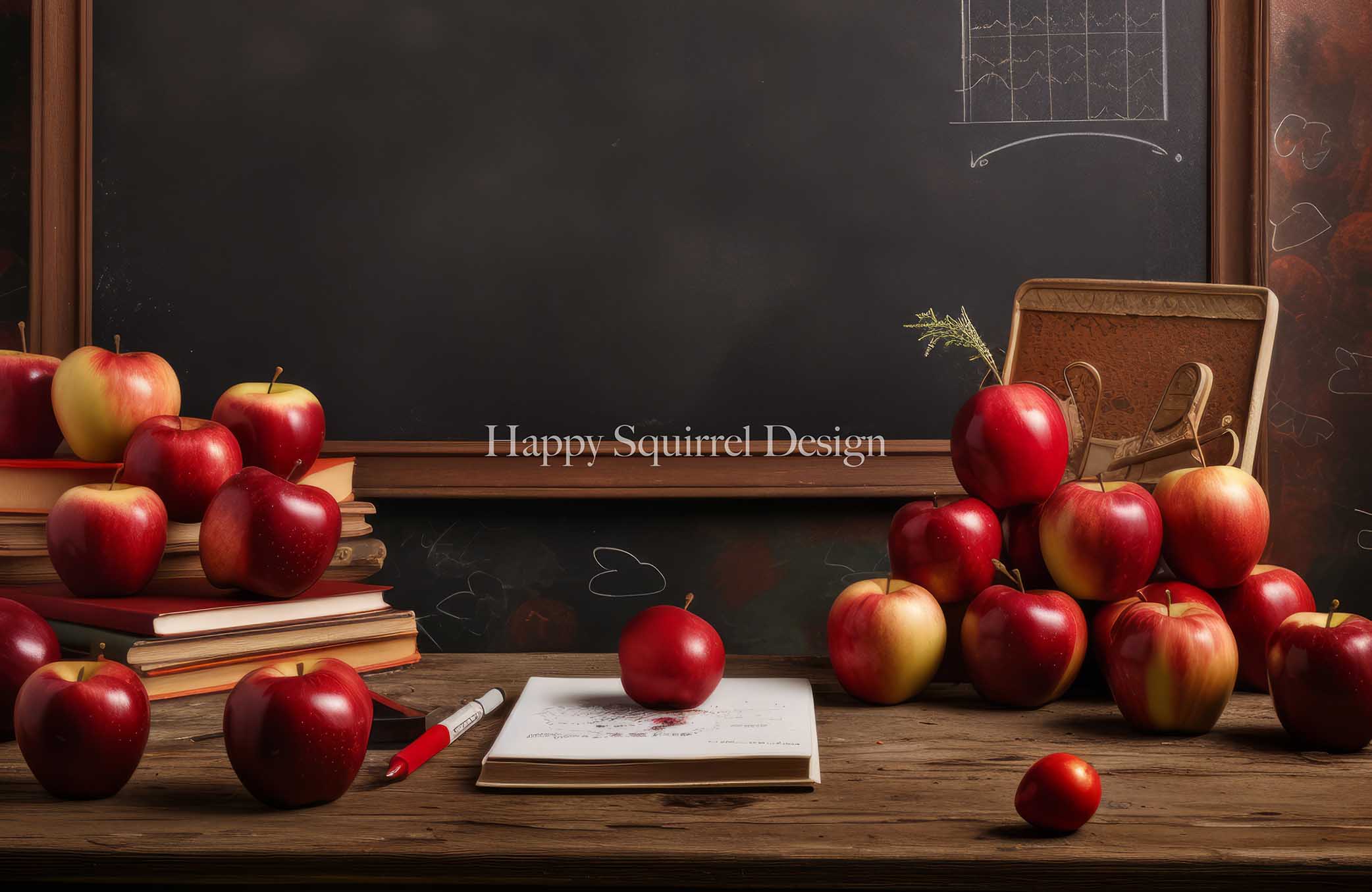 Kate Teachers Desk Backdrop Designed by Happy Squirrel Design