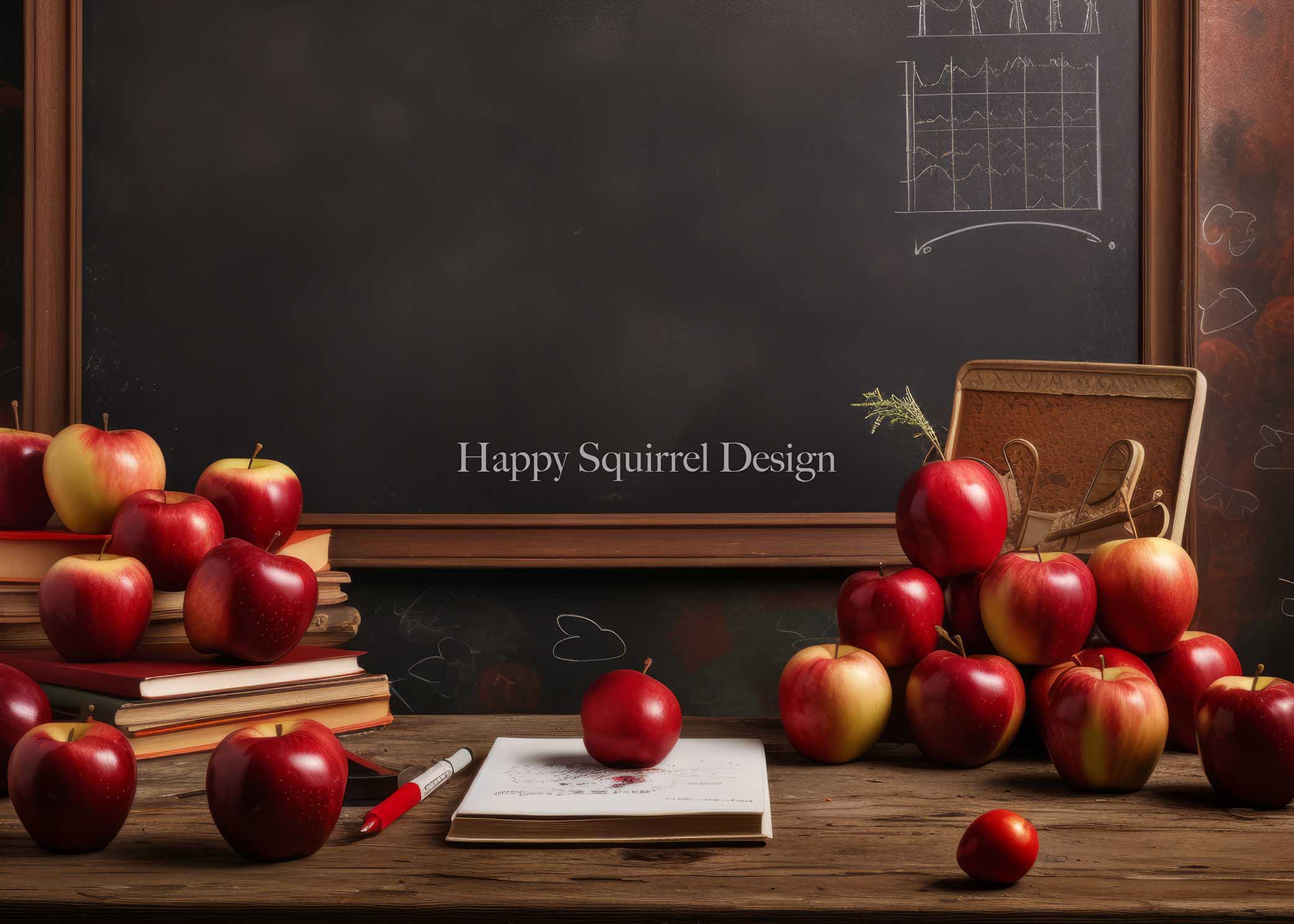 Kate Teachers Desk Backdrop Designed by Happy Squirrel Design