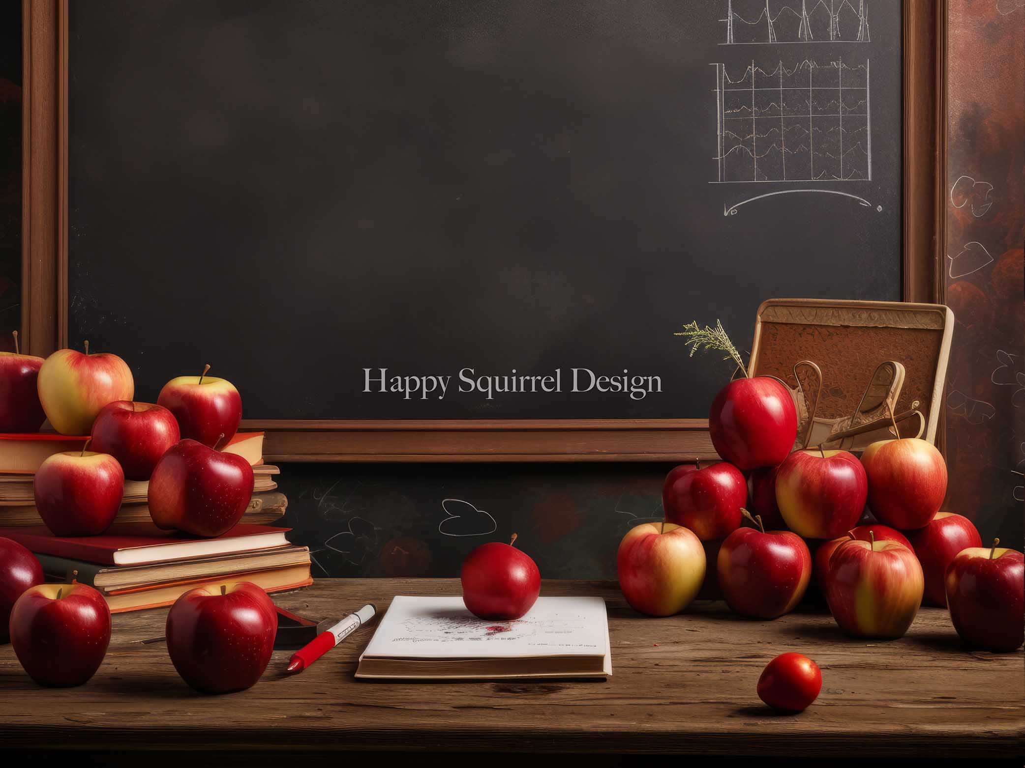 Kate Teachers Desk Backdrop Designed by Happy Squirrel Design