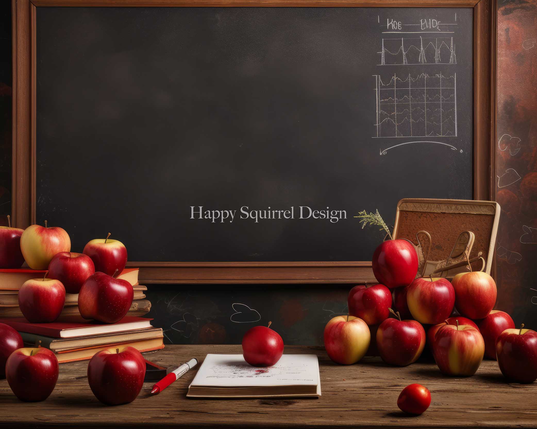 Kate Teachers Desk Backdrop Designed by Happy Squirrel Design