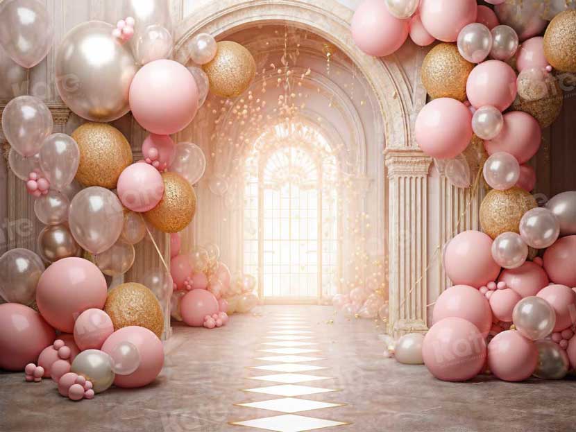 Kate Wedding Balloons Backdrop for Photography - Kate Backdrop AU
