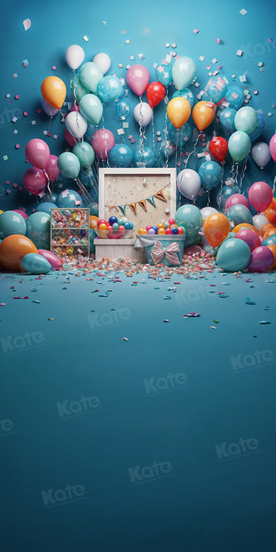 Kate Sweep Balloon Party Birthday Backdrop Cake Smas for Photography - Kate Backdrop AU