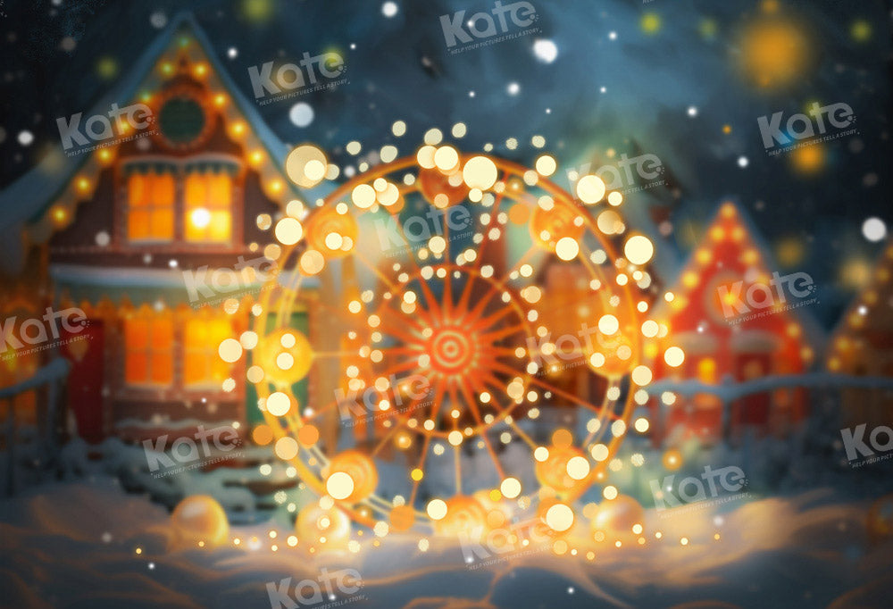 Kate Winter Bokeh Backdrop Designed by Emetselch