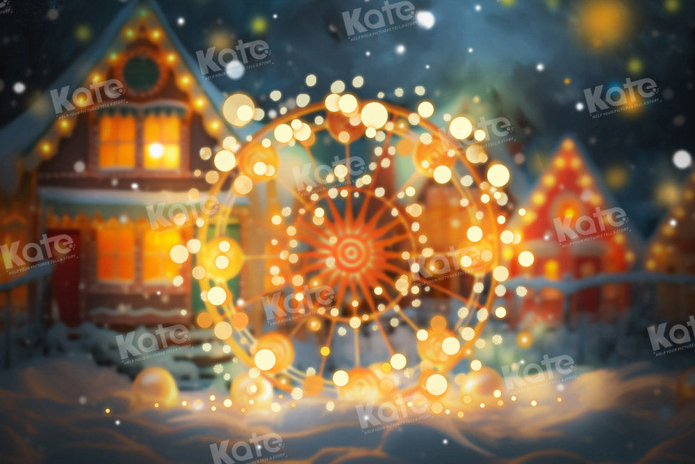 Kate Winter Bokeh Backdrop Designed by Emetselch