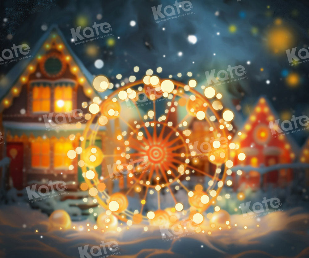 Kate Winter Bokeh Backdrop Designed by Emetselch