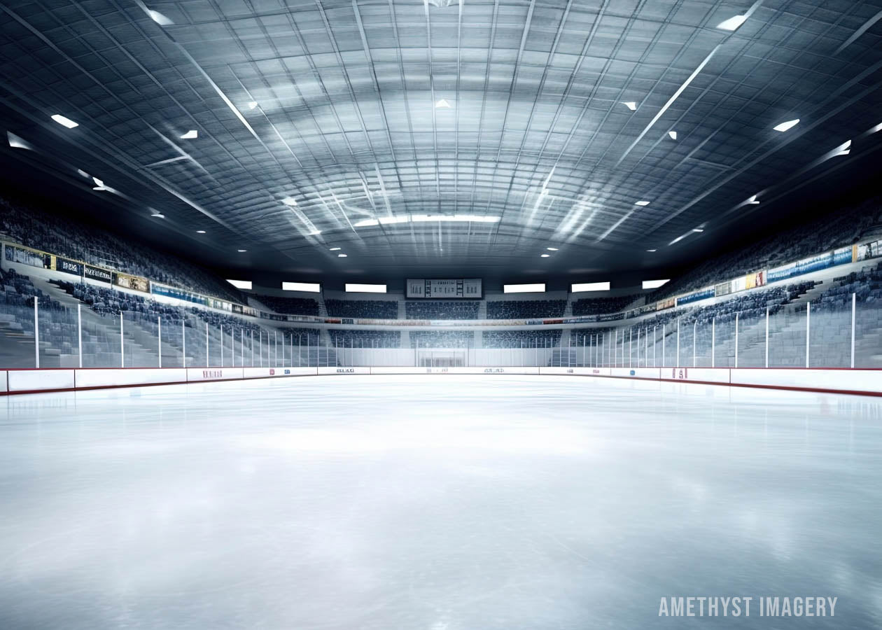 Kate Ice Hockey Rink Backdrop Designed by Angela Miller - Kate Backdrop AU