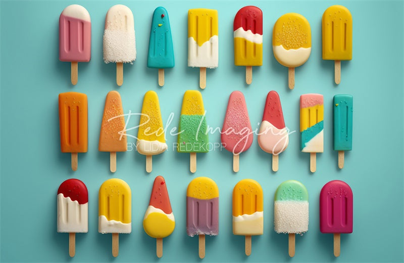 Kate Summer Popsicels Backdrop Designed by Lidia Redekopp - Kate Backdrop AU