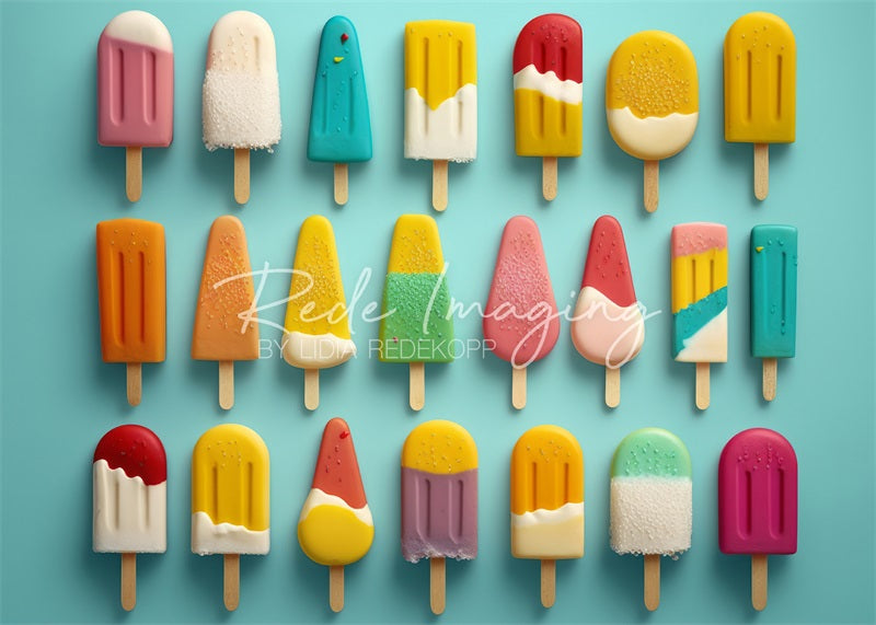 Kate Summer Popsicels Backdrop Designed by Lidia Redekopp - Kate Backdrop AU