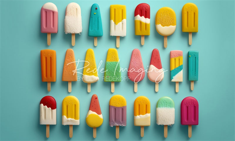 Kate Summer Popsicels Backdrop Designed by Lidia Redekopp - Kate Backdrop AU