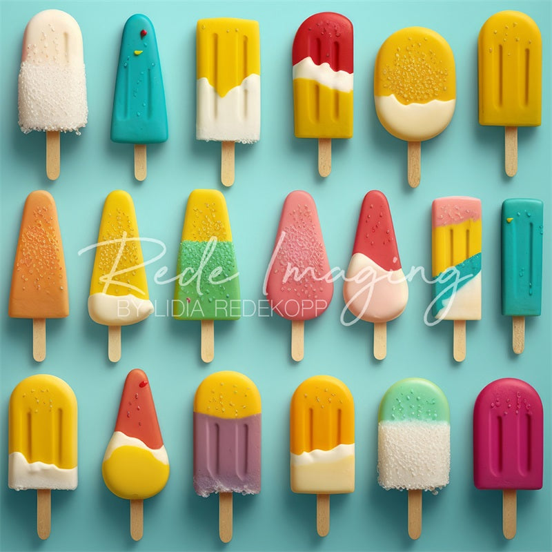 Kate Summer Popsicels Backdrop Designed by Lidia Redekopp - Kate Backdrop AU