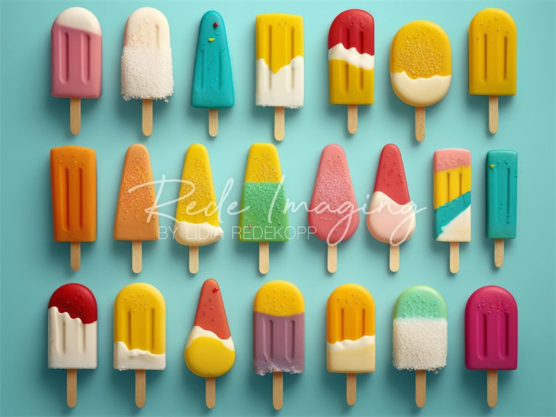 Kate Summer Popsicels Backdrop Designed by Lidia Redekopp - Kate Backdrop AU