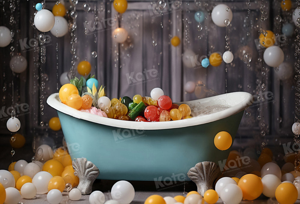 Kate Baby Shower Bubble Backdrop for Photography - Kate Backdrop AU
