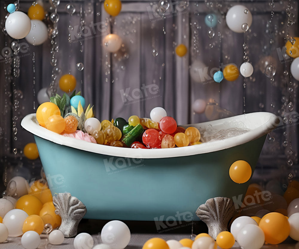 Kate Baby Shower Bubble Backdrop for Photography - Kate Backdrop AU