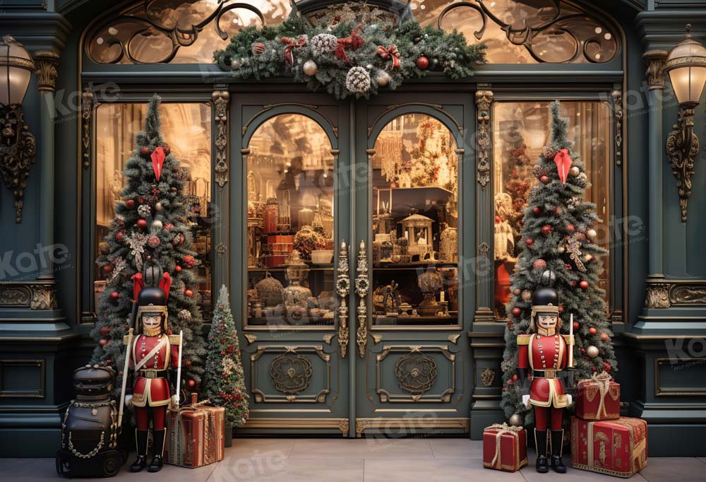 Kate Christmas Nutcracker Store Backdrop Designed by Emetselch - Kate Backdrop AU