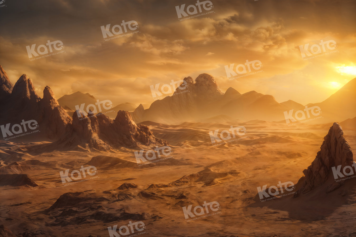 Kate Dune Sunset Sand Backdrop for Photography - Kate Backdrop AU