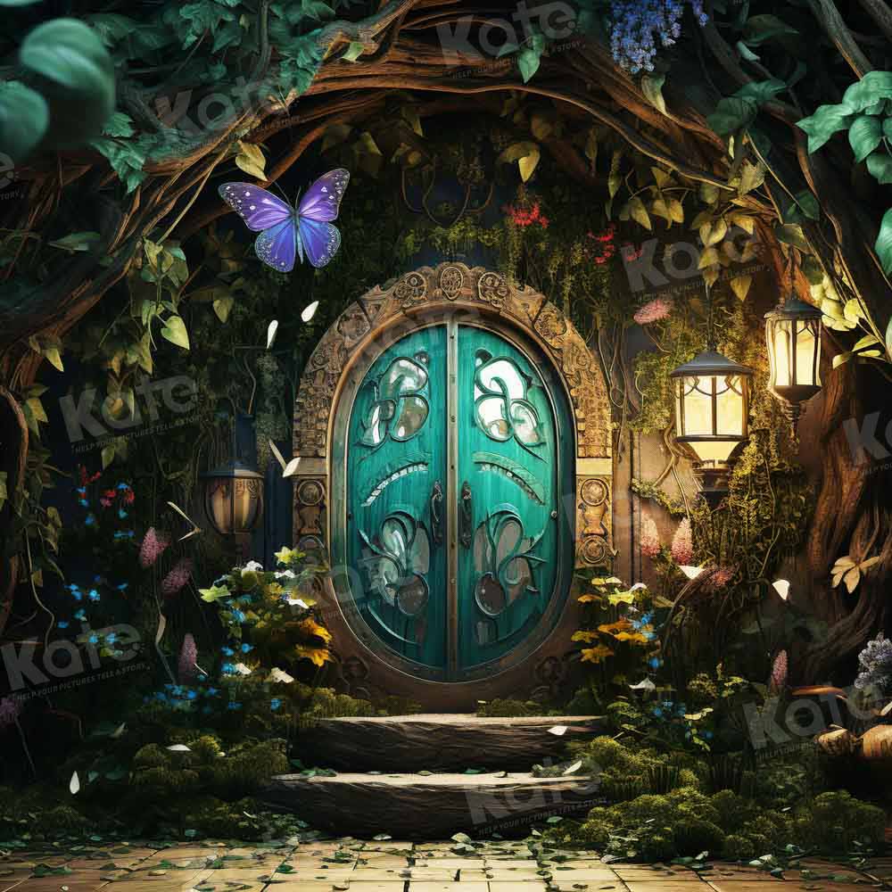 Kate Summer Butterfly Door Backdrop Designed by Chain Photography