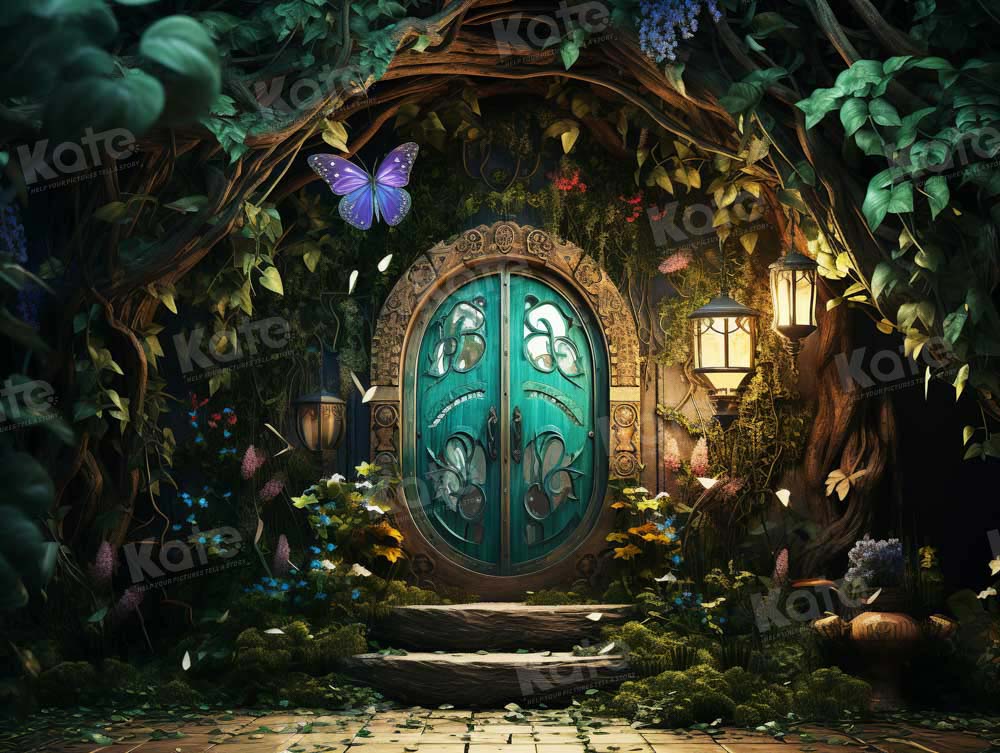 Kate Summer Butterfly Door Backdrop Designed by Chain Photography