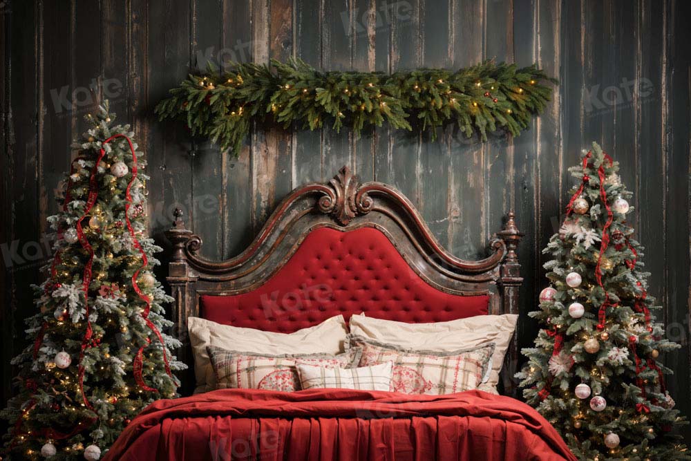 Kate Vintage Christmas Headboard Backdrop Designed by Emetselch