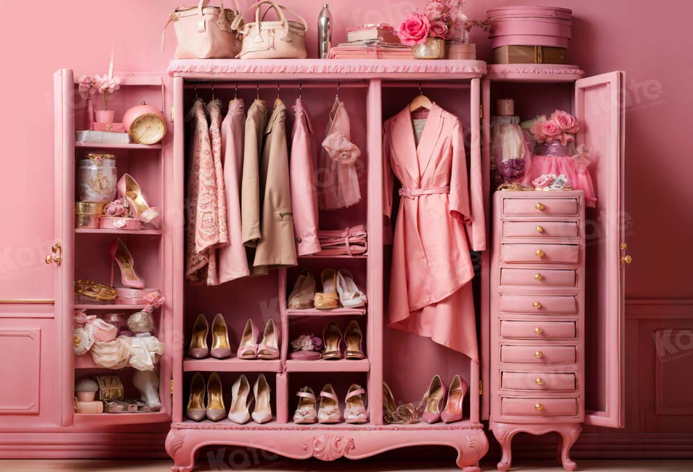 Kate Pink Wardrobe Backdrop Designed by Emetselch - Kate Backdrop AU