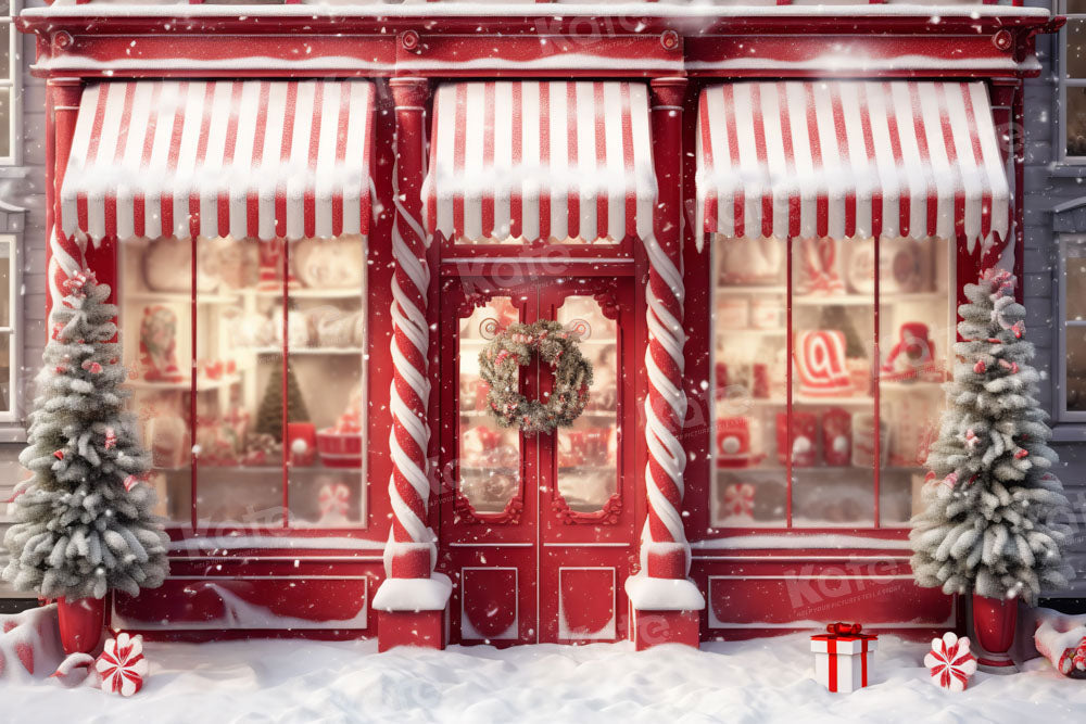 Kate Christmas Red Shop Backdrop Designed by Emetselch - Kate Backdrop AU