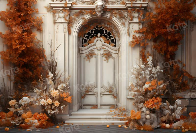 Kate Autumn Painted Fine Art White Door Backdrop for Photography