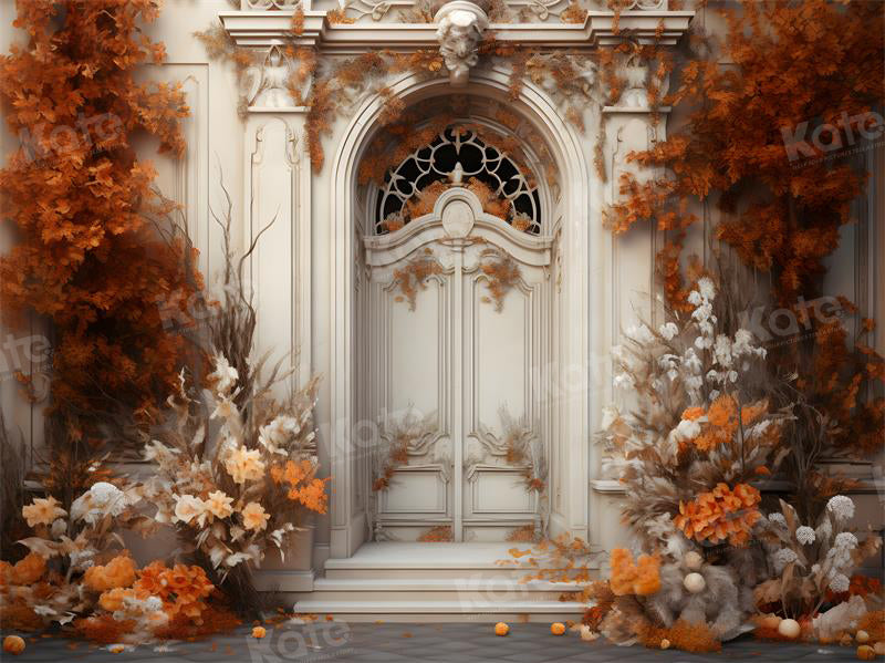 Kate Autumn Painted Fine Art White Door Backdrop for Photography