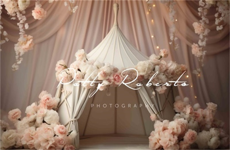 Kate Flower Tent Cake Smash Backdrop Designed by Patty Robertss - Kate Backdrop AU