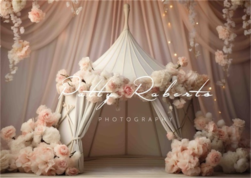 Kate Flower Tent Cake Smash Backdrop Designed by Patty Robertss - Kate Backdrop AU
