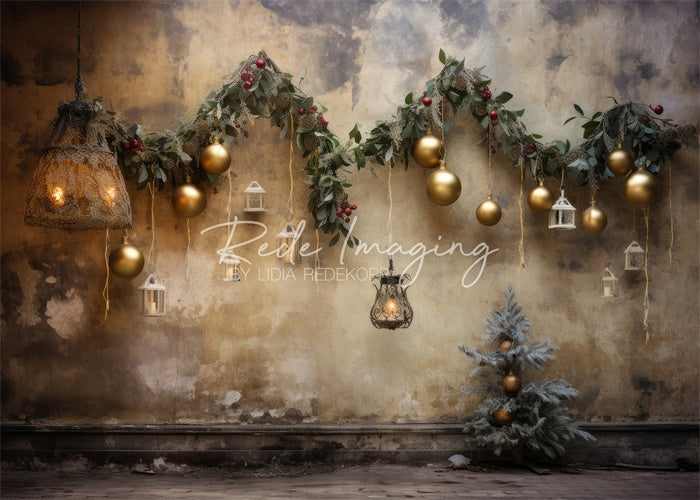 Kate Christmas Decay Backdrop Designed by Lidia Redekopp - Kate Backdrop AU