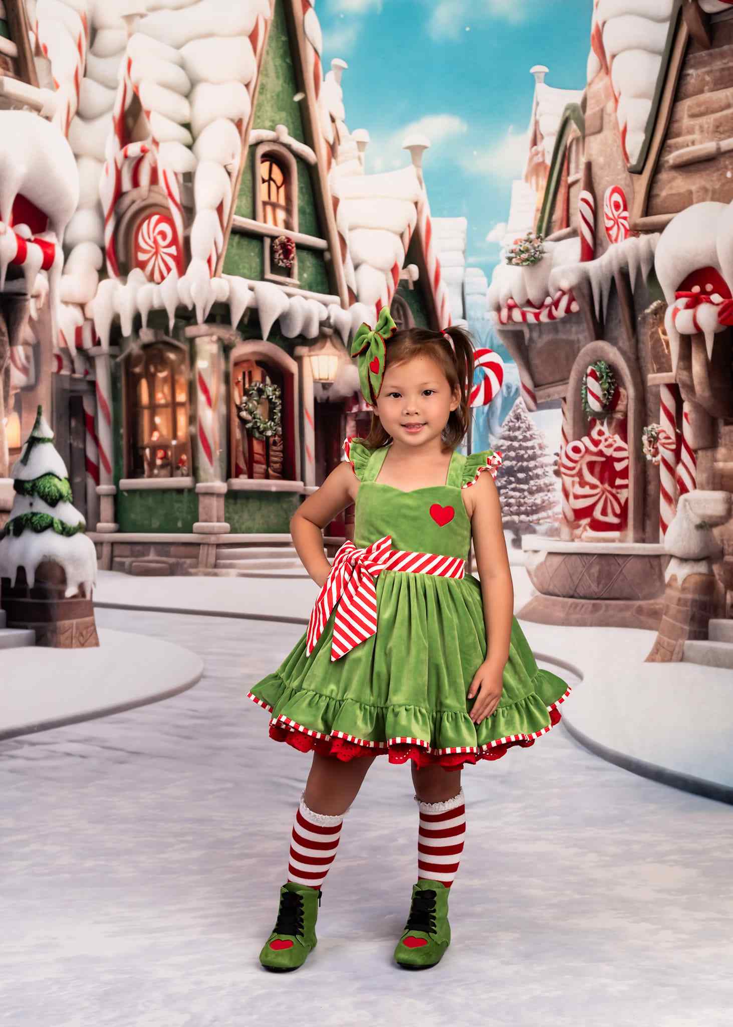 Kate Winter Christmas Town Backdrop Designed by Emetselch - Kate Backdrop AU