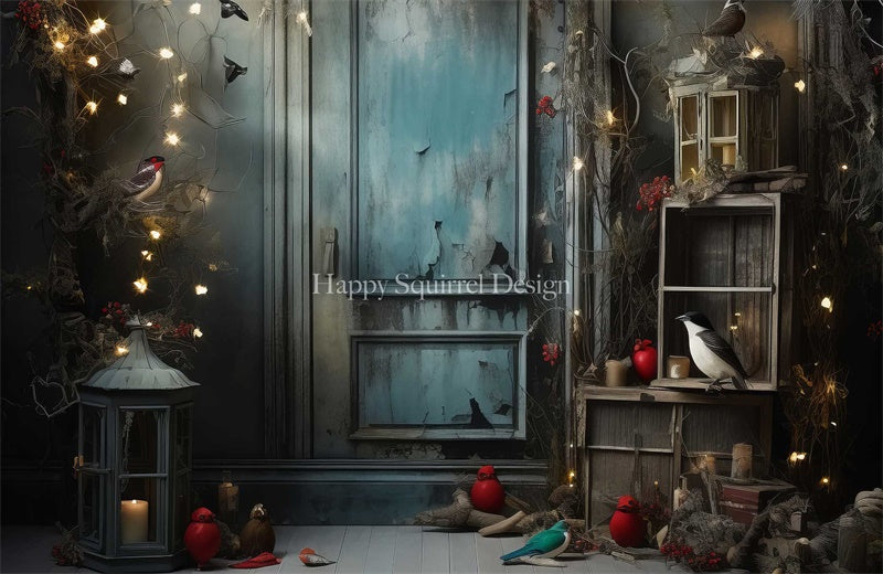 Kate Bird Christmas Backdrop Designed by Happy Squirrel Design - Kate Backdrop AU