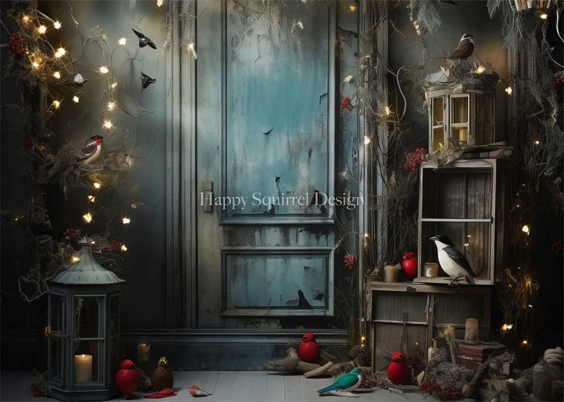 Kate Bird Christmas Backdrop Designed by Happy Squirrel Design - Kate Backdrop AU