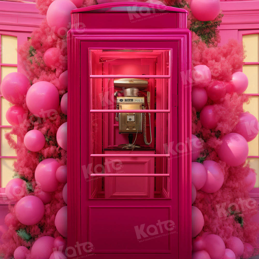 Kate Pink Doll Balloon Wall Backdrop for Photography - Kate Backdrop AU