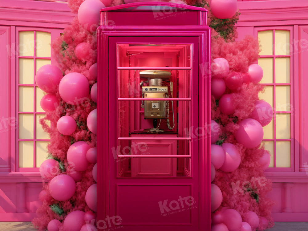 Kate Pink Doll Balloon Wall Backdrop for Photography - Kate Backdrop AU