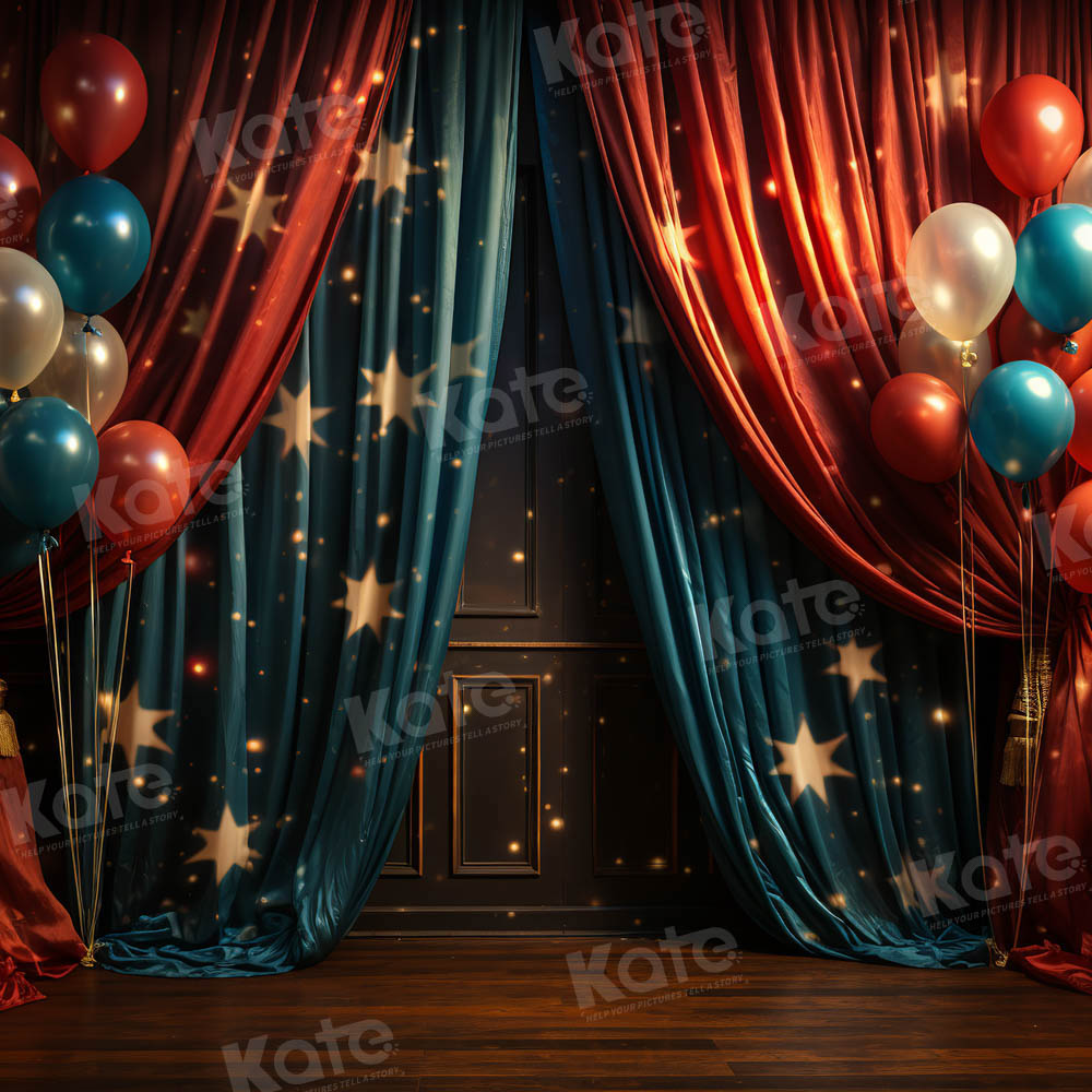 Kate Balloon Theater Stage Backdrop for Photography - Kate Backdrop AU